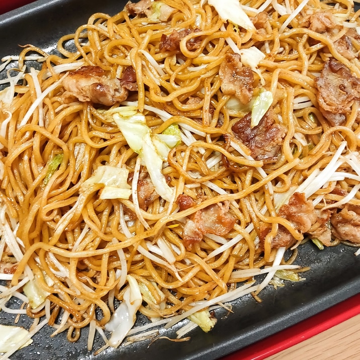 こってり濃厚!!太麺ソース焼そば